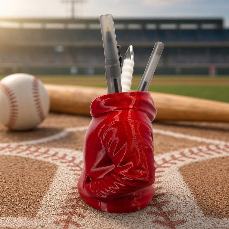 Phillies Mini Hoodie Pen Cup, Philly Baseball Desk Accessory