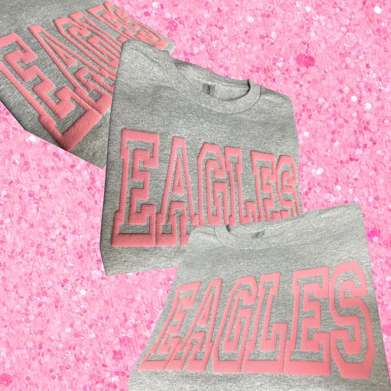 Custom Puff Vinyl Team Sweatshirt