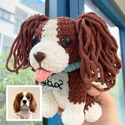 Custom Photo Crochet Pet Doll Personalized Handmade Dog Amigurumi Plush