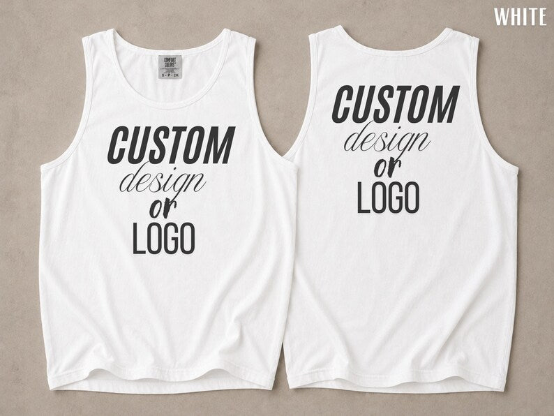 Custom Arched Graphic Sleeveless Muscle Tank