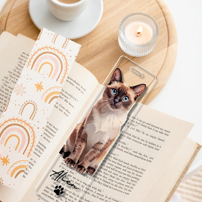 Realistic Oil Painting Custom Pet Portrait Bookmark Personalized Pet Gift