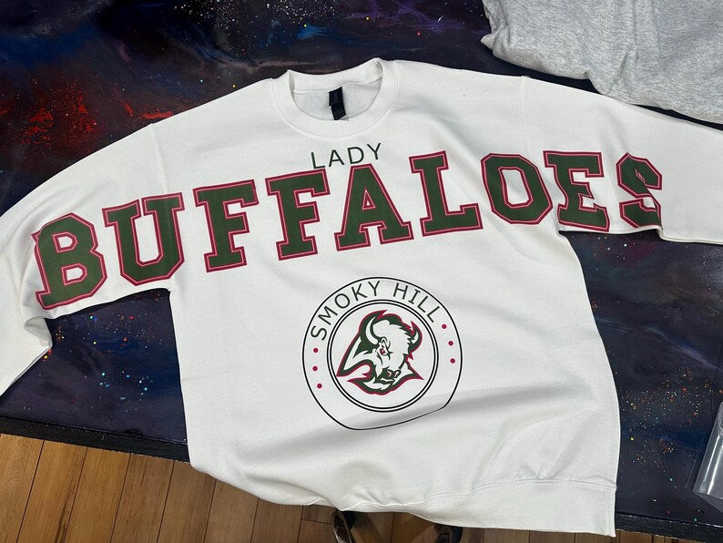Custom Oversized Billboard Mascot Crewneck Sweatshirt