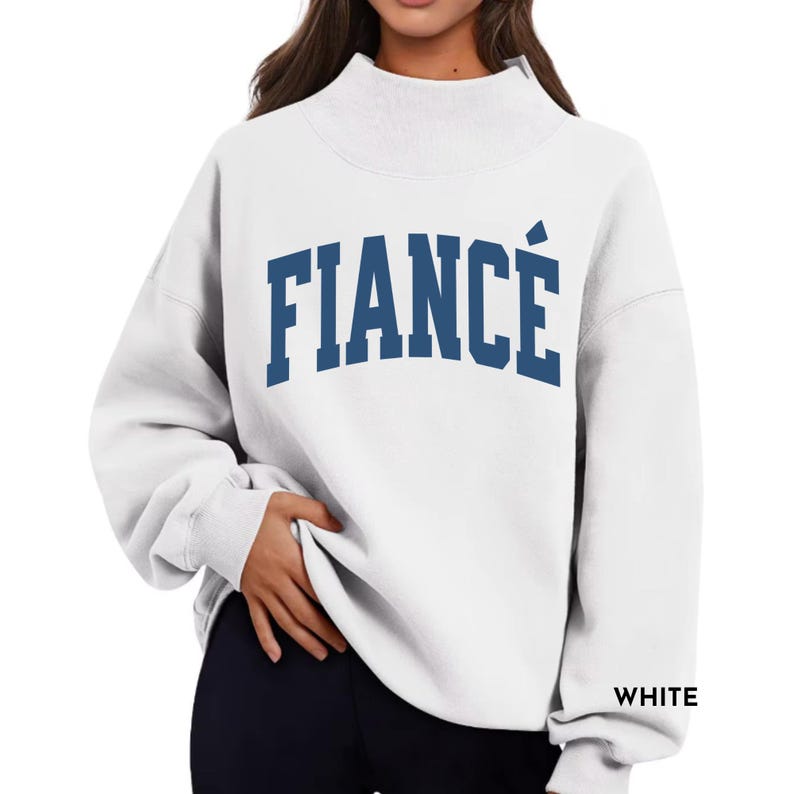 Custom Varsity Mock Neck Oversized Sweatshirt