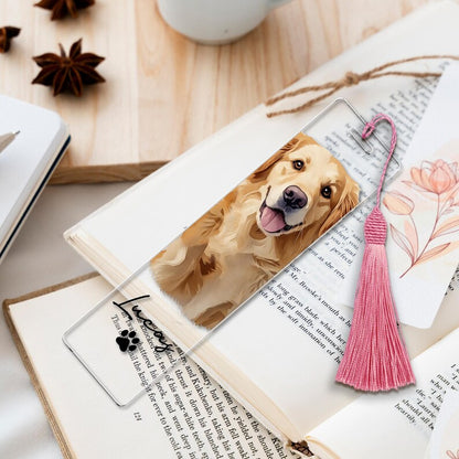 Realistic Oil Painting Custom Pet Portrait Bookmark Personalized Pet Gift