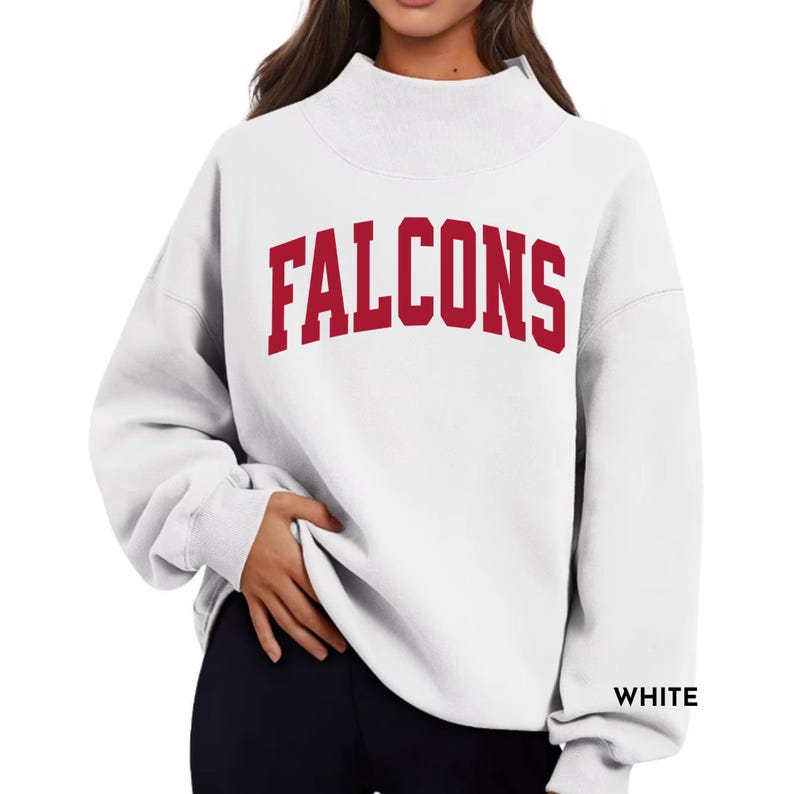 Custom Varsity Mock Neck Oversized Sweatshirt