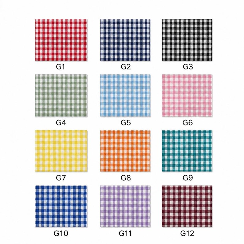 Custom Gingham Appliqué Quarter-Zip Fleece Pullover