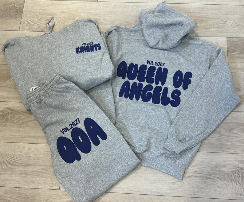 Custom Puff Print Sweat Set