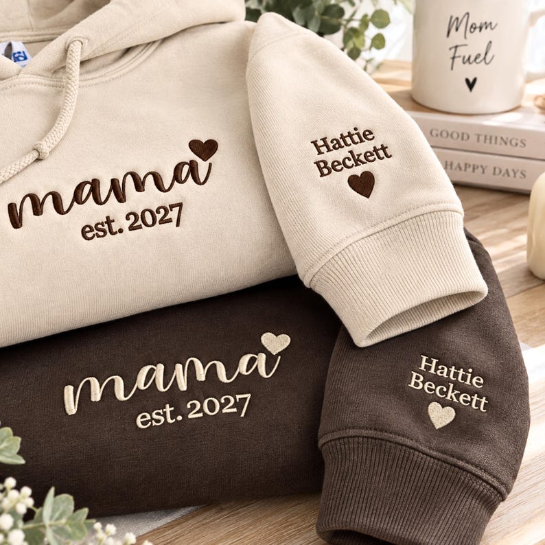 Personalized Mama Family Hoodie