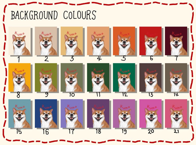 Personalized Hand-Drawn Starry Pet Portrait