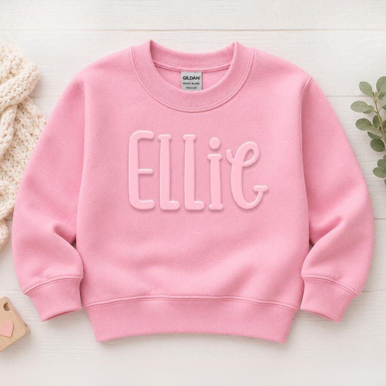 Custom Puff Vinyl Team Sweatshirt