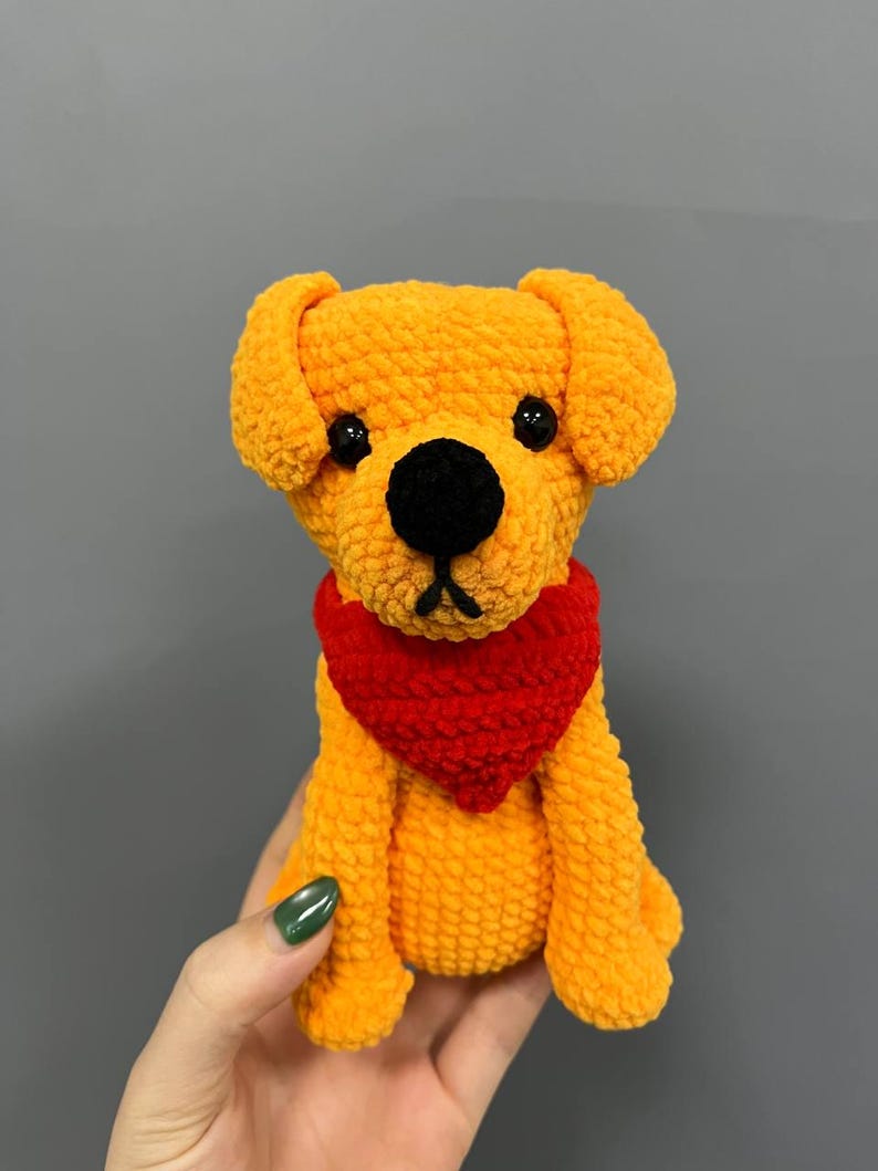 Custom Photo Crochet Pet Doll Personalized Handmade Dog Amigurumi Plush