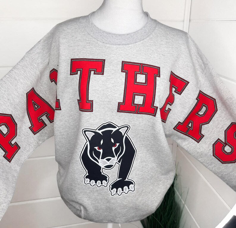 Custom Oversized Billboard Mascot Crewneck Sweatshirt