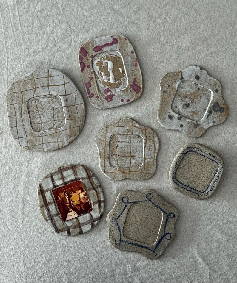 Custom Ceramic Keepsake Mini Photo Frame