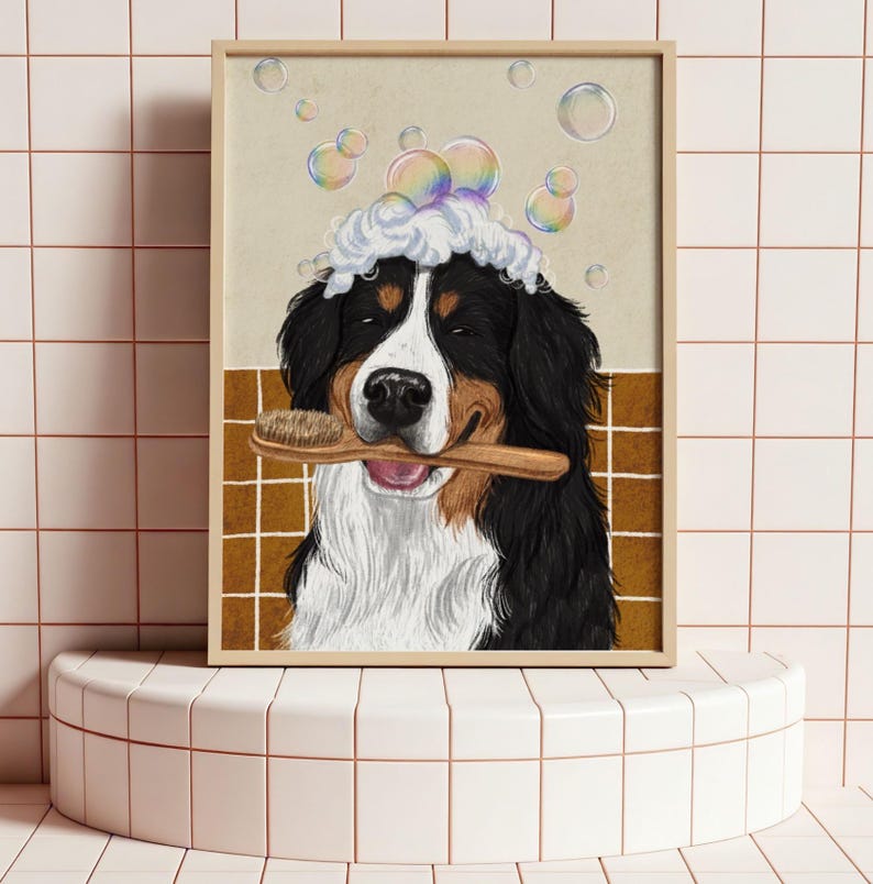 Personalized Hand-Drawn Starry Pet Portrait