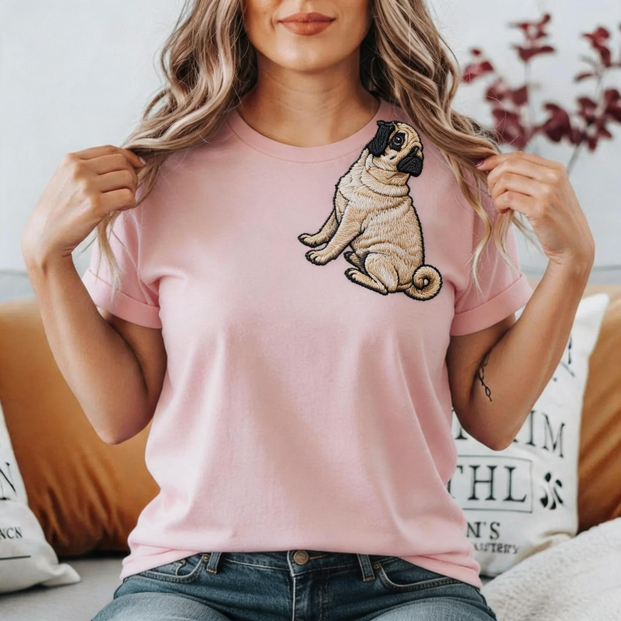 The "Biting Corner" Embroidered Pet Tee