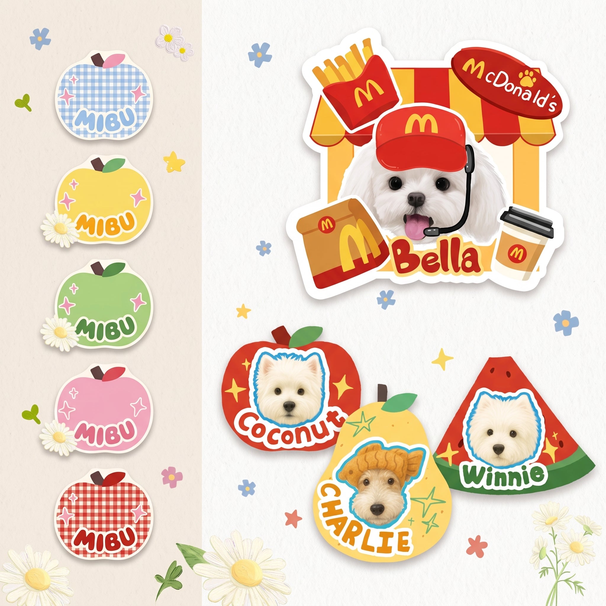 The Custom Pet Face & Name Rug