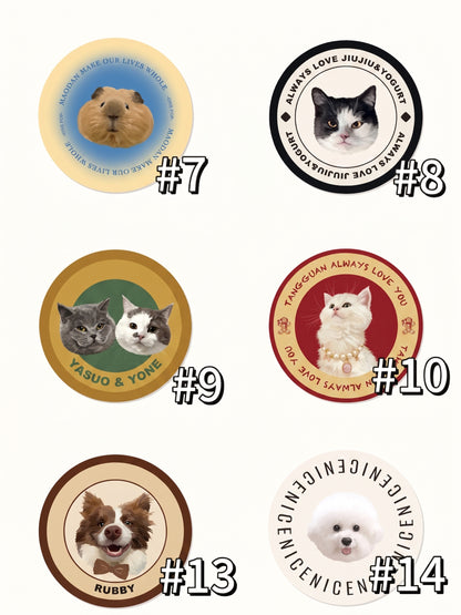 The Custom Furry Friend Portrait Mat