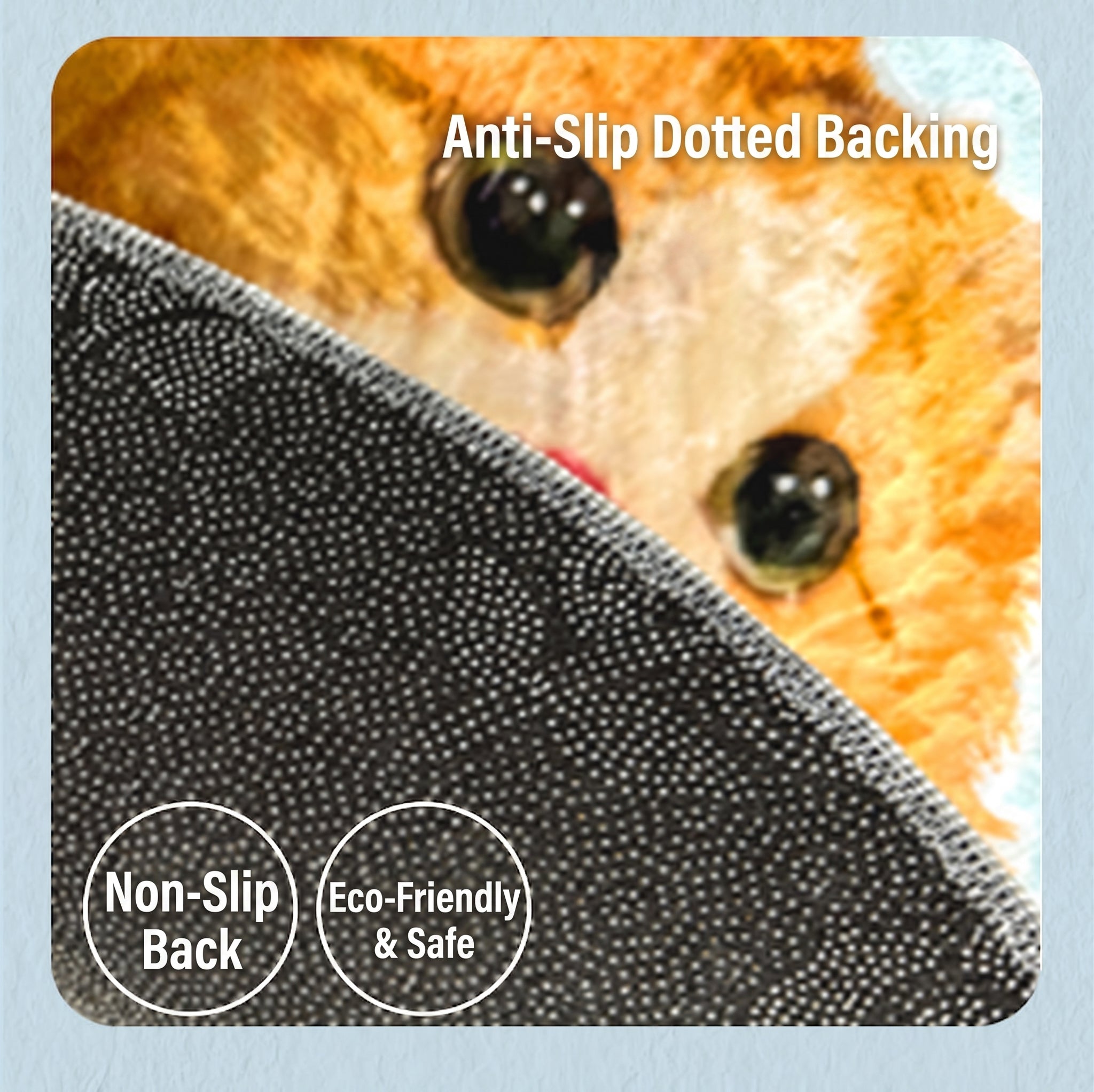 The Custom Pet Face & Name Rug
