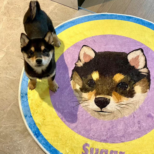 The Custom Furry Friend Portrait Mat