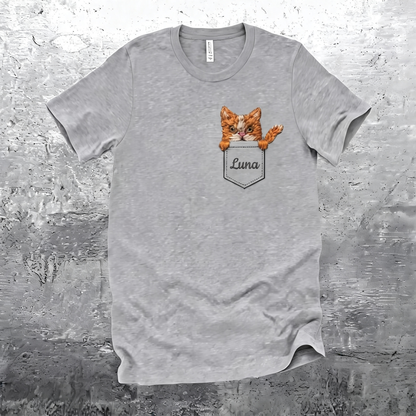 Custom Embroidered Pet Photo T-Shirt