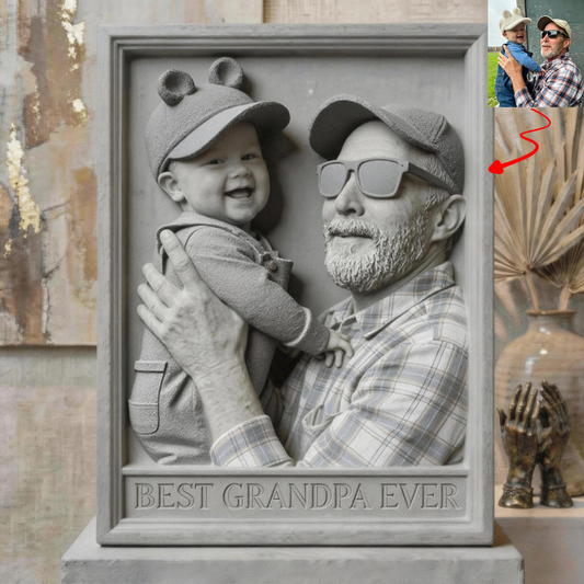 The Custom Family 3D Relief Art Decor