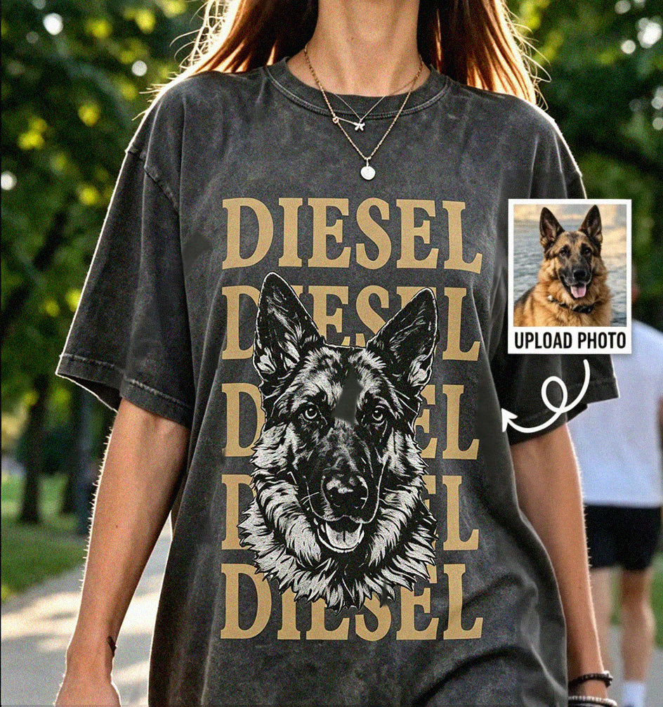 The Custom Pet 90s Vintage Washed T-Shirt