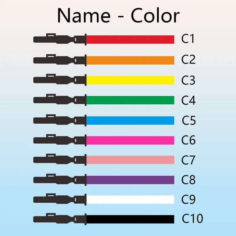Personalized Star Wars Acrylic Keychain, Custom Lightsaber Name Dad Gift