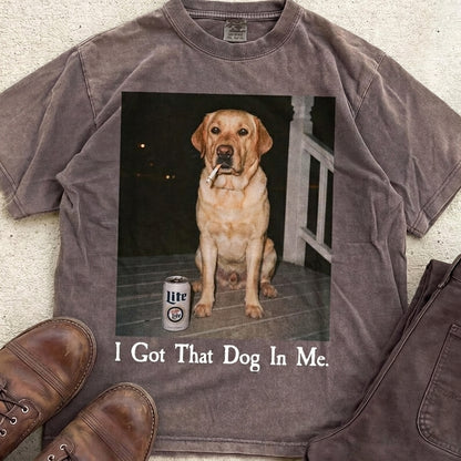 Vintage Washed Custom Pet Portrait Graphic Tee Funny Pet Sweatshirt