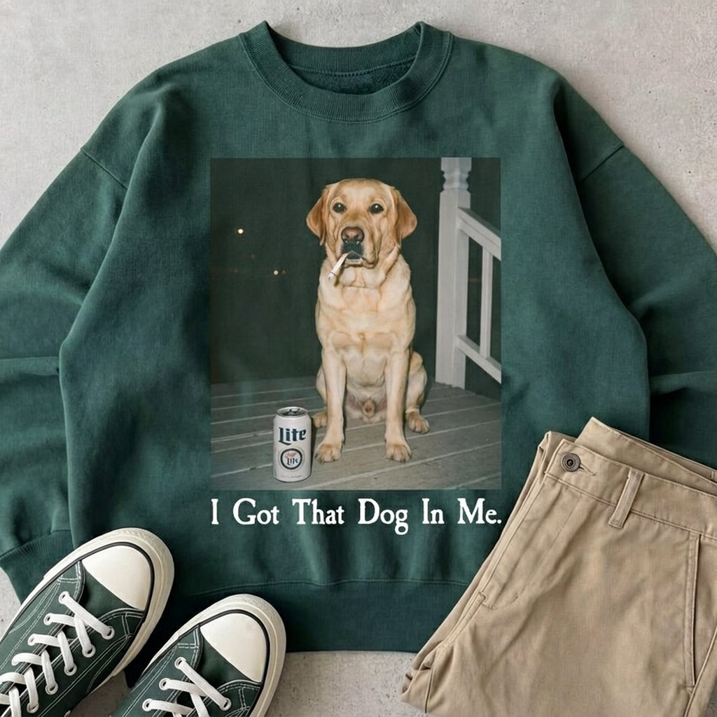 Vintage Washed Custom Pet Portrait Graphic Tee Funny Pet Sweatshirt
