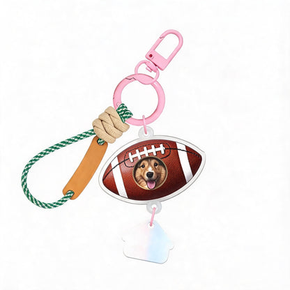 3D Relief DIY Jenga-Style Keyring – Cat and Dog Commemorative Mobile Phone Strap and Bag Charm