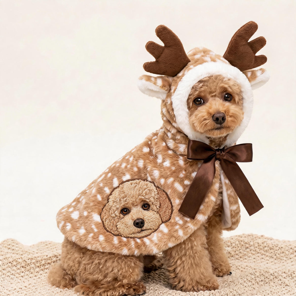 Custom Reindeer Dog Costume