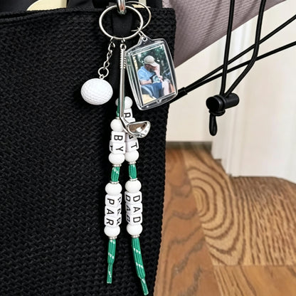 Personalized Golf Photo Keychain