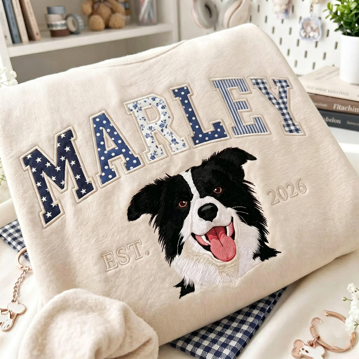 Personalized Dog Portrait Sweatshirt