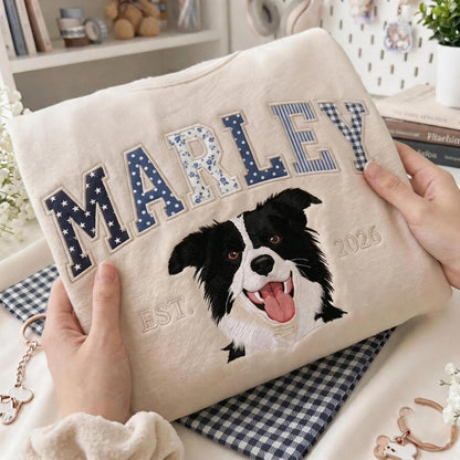 Personalized Dog Portrait Sweatshirt