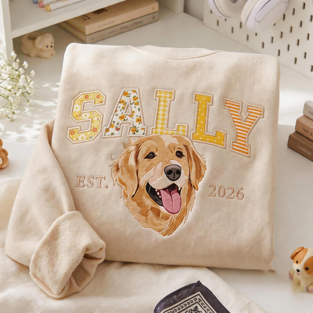 Personalized Dog Portrait Sweatshirt