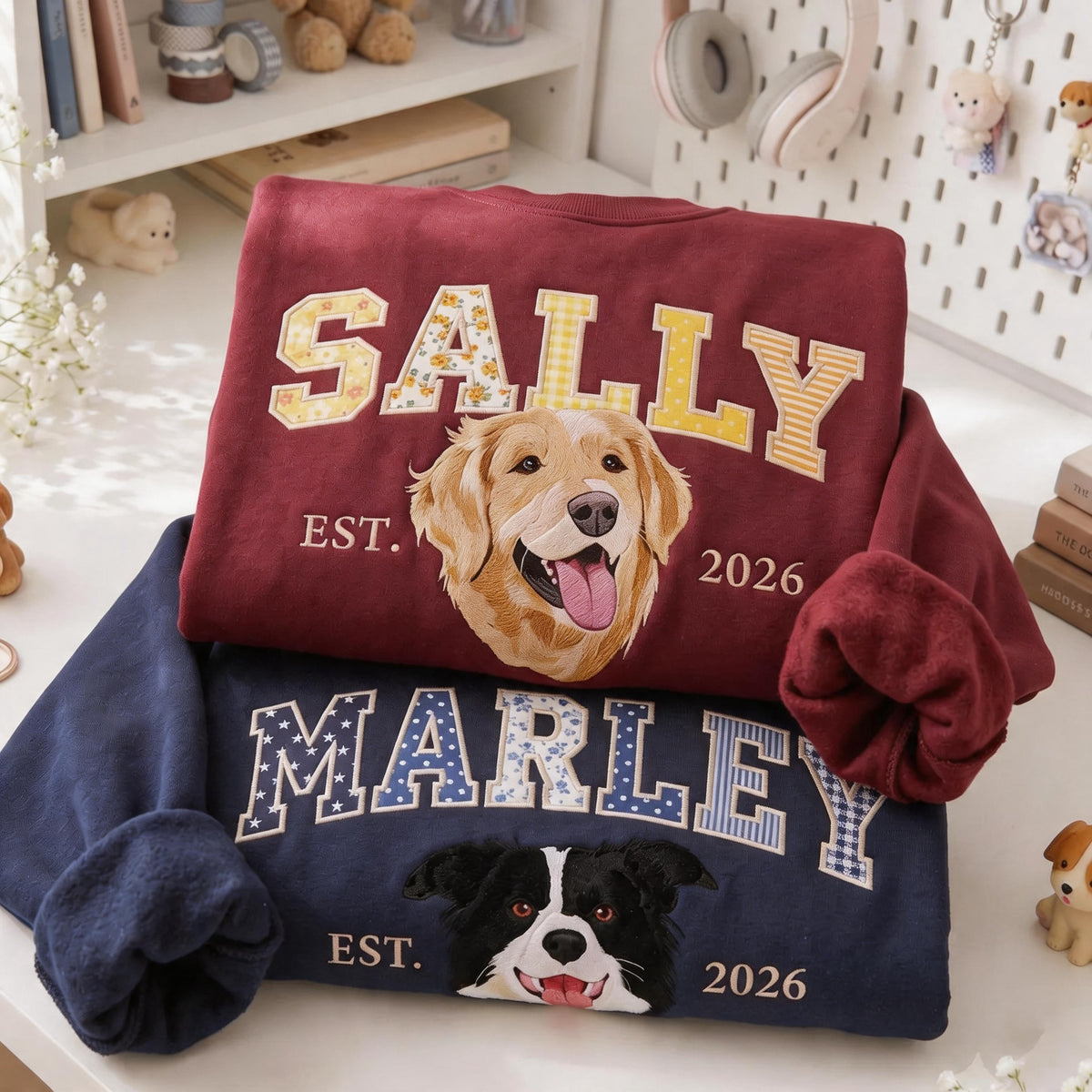 Personalized Dog Portrait Sweatshirt