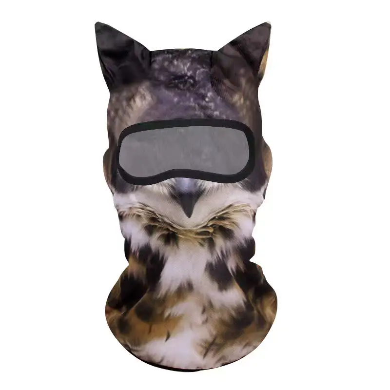 3D Animal Print Balaclava Ski Mask