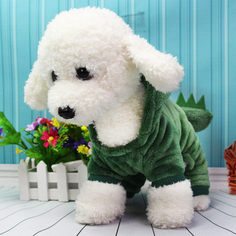Dog Dinosaur Hooded Outfit