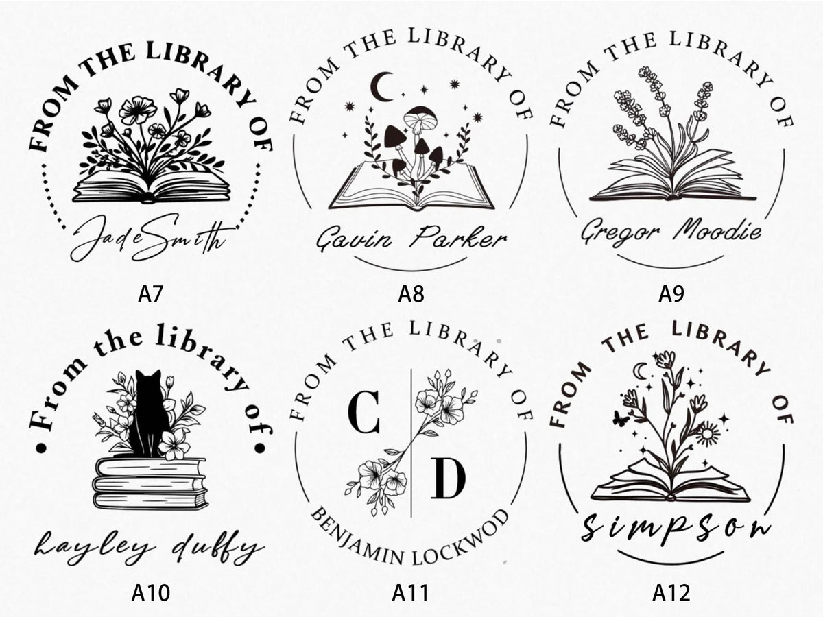 Personalized Book Embosser, Gifts for Book Lovers