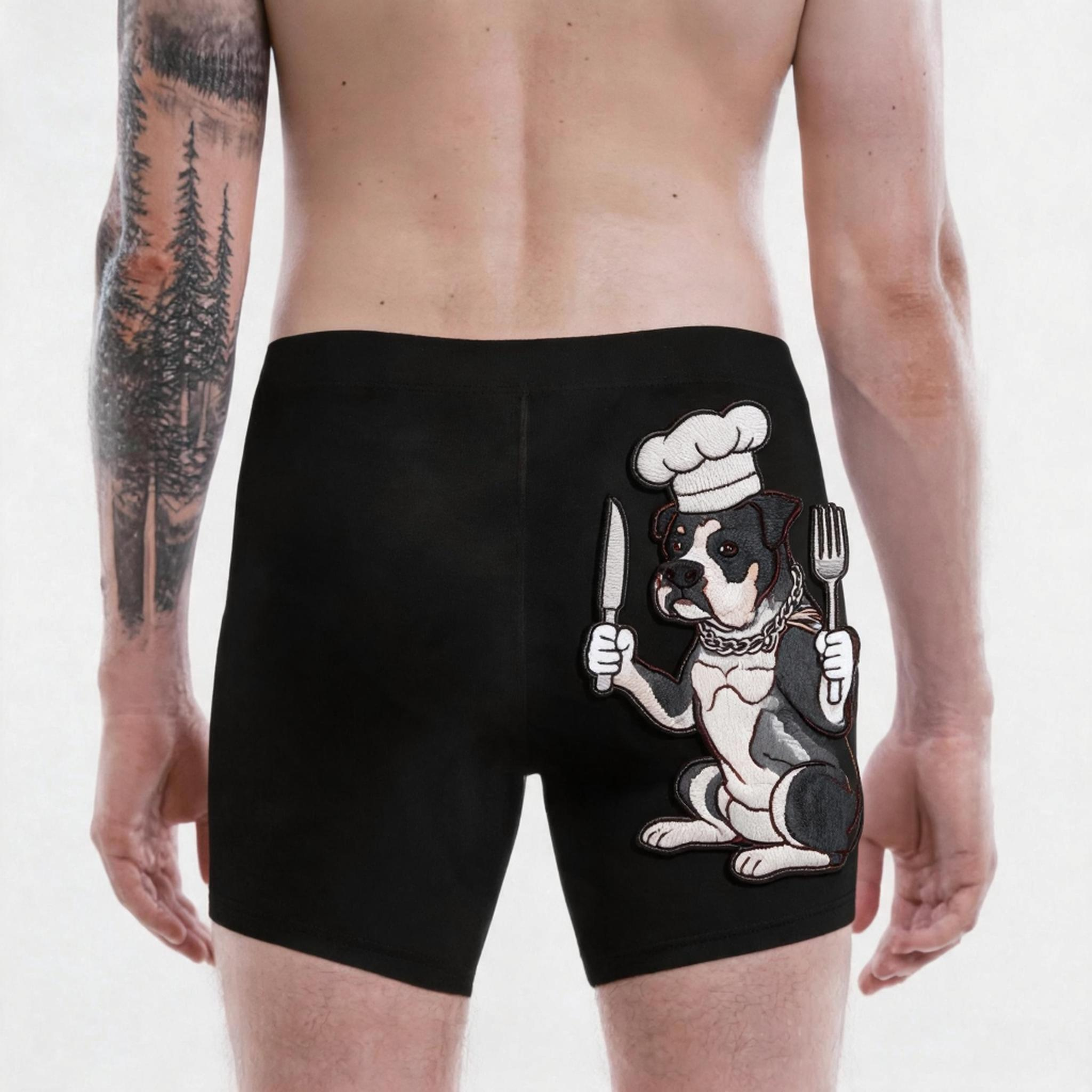 "Chow Down" Custom Pet Boxer Briefs