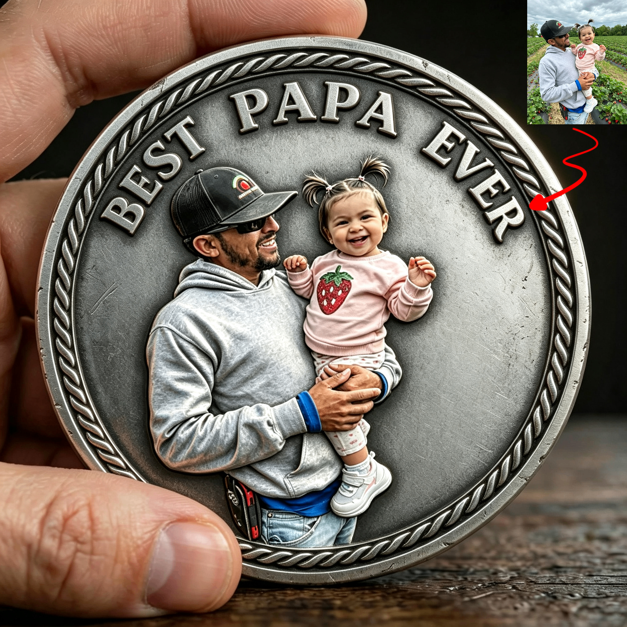 The Legacy Custom 3D Coin