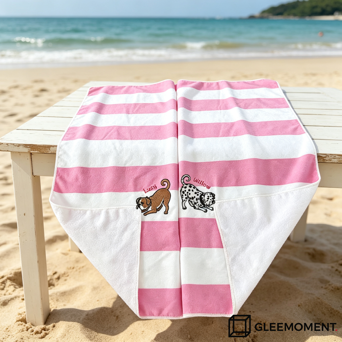 The "Biting Corner" Custom Beach Towel