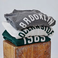 Custom Stitched Team Spirit  Retro Wool Felt Sweatshirt