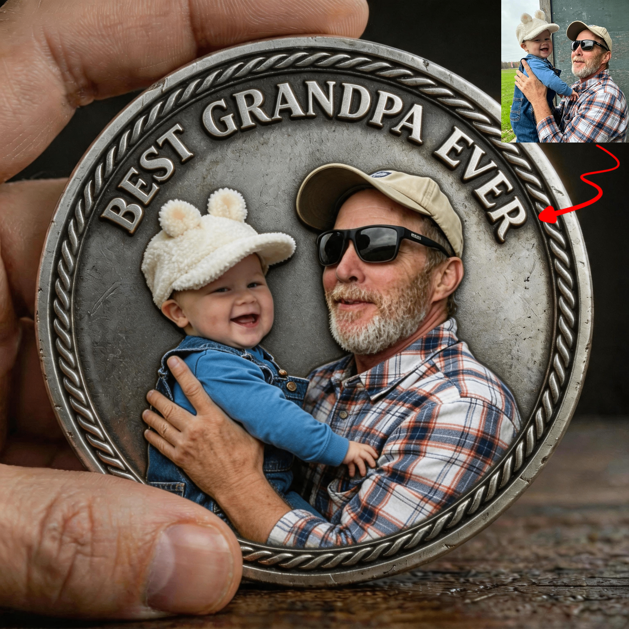 The Legacy Custom 3D Coin