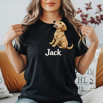 The "Biting Corner" Embroidered Pet Tee