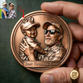 The Antique Brass Custom Desk Relief Coin