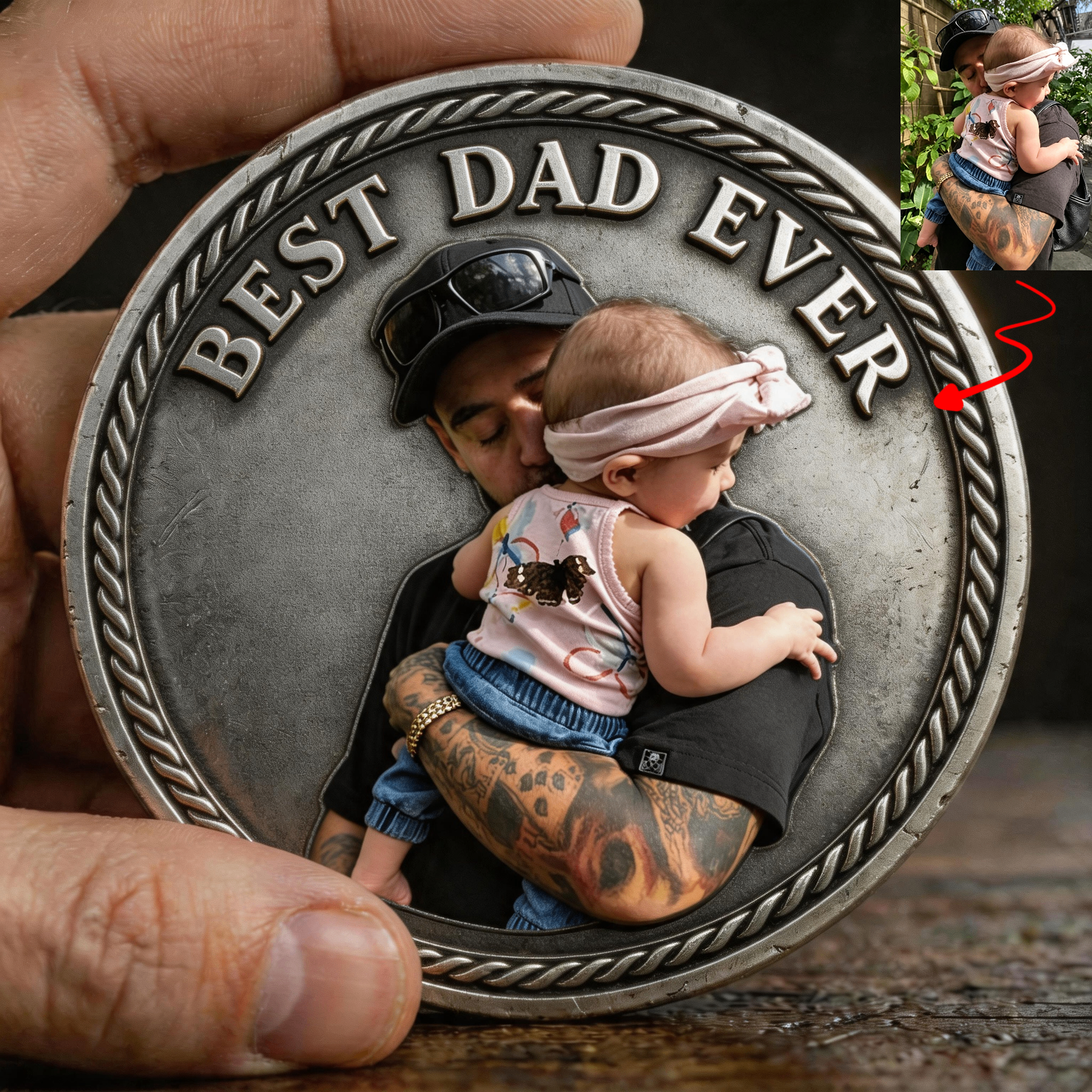 The Legacy Custom 3D Coin