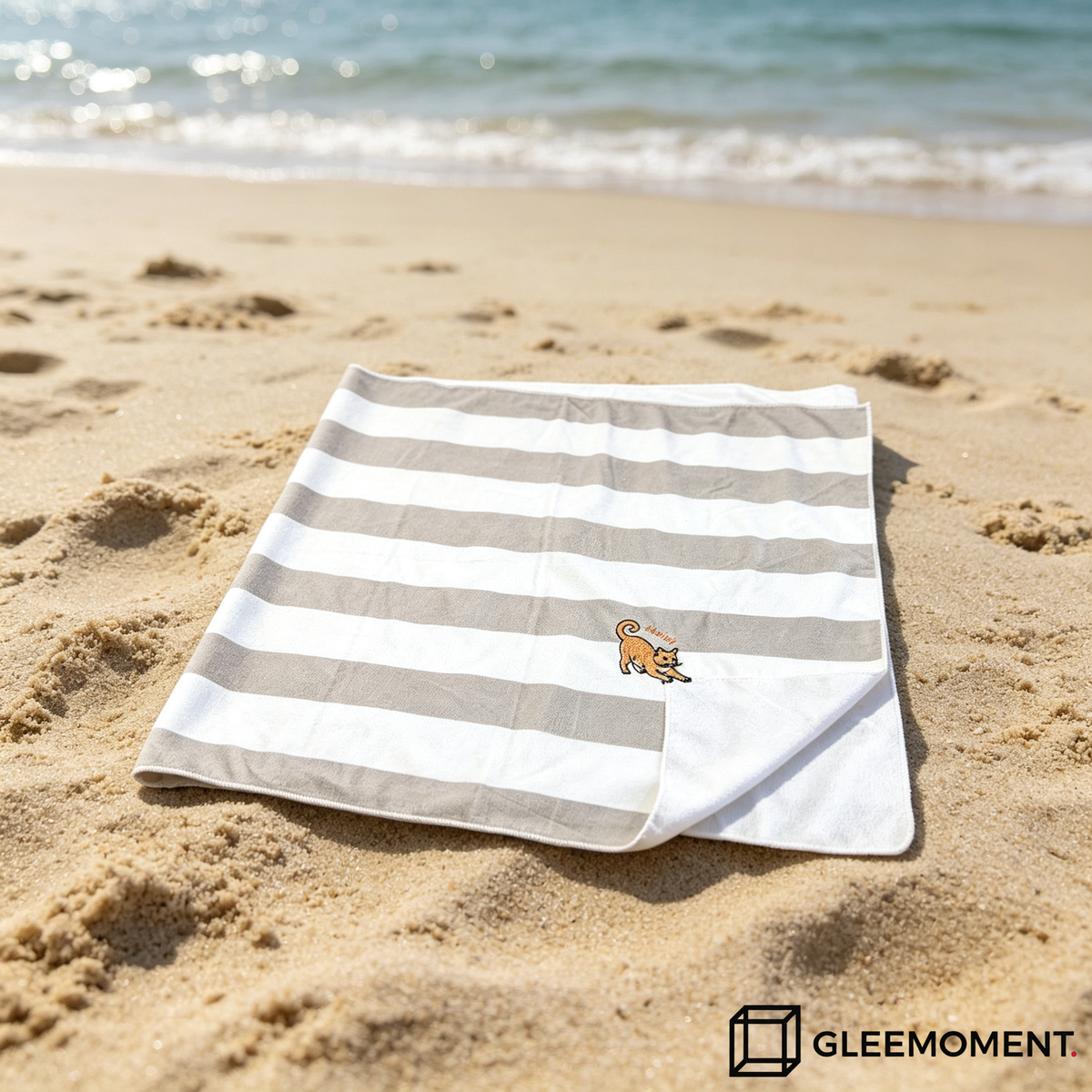 The "Biting Corner" Custom Beach Towel
