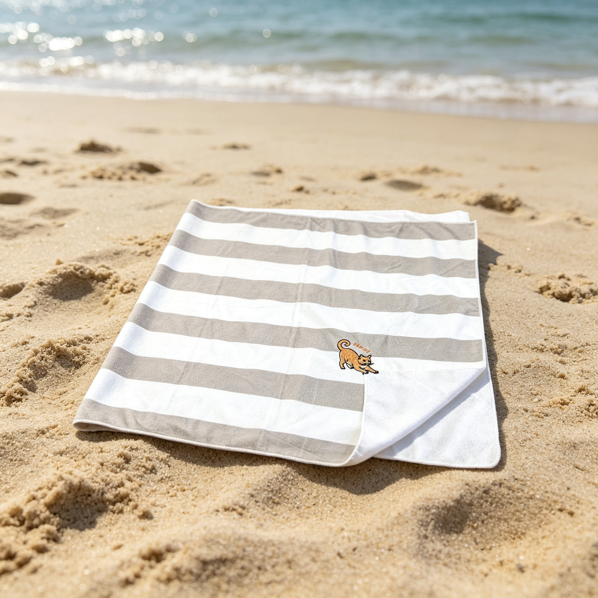 The "Biting Corner" Custom Beach Towel
