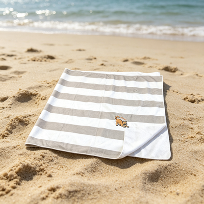 The "Biting Corner" Custom Beach Towel